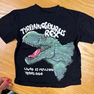 H&M Black T-Rex Graphic Kids toddler boy  Tee